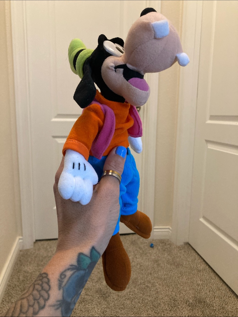 Vintage Goofy toy, Disney Mickey Mouse
